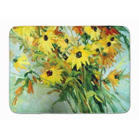 Carolines Treasures Wildflower Bouquet Flowers Machine Washable Memory Foam Mat PJC1109RUG